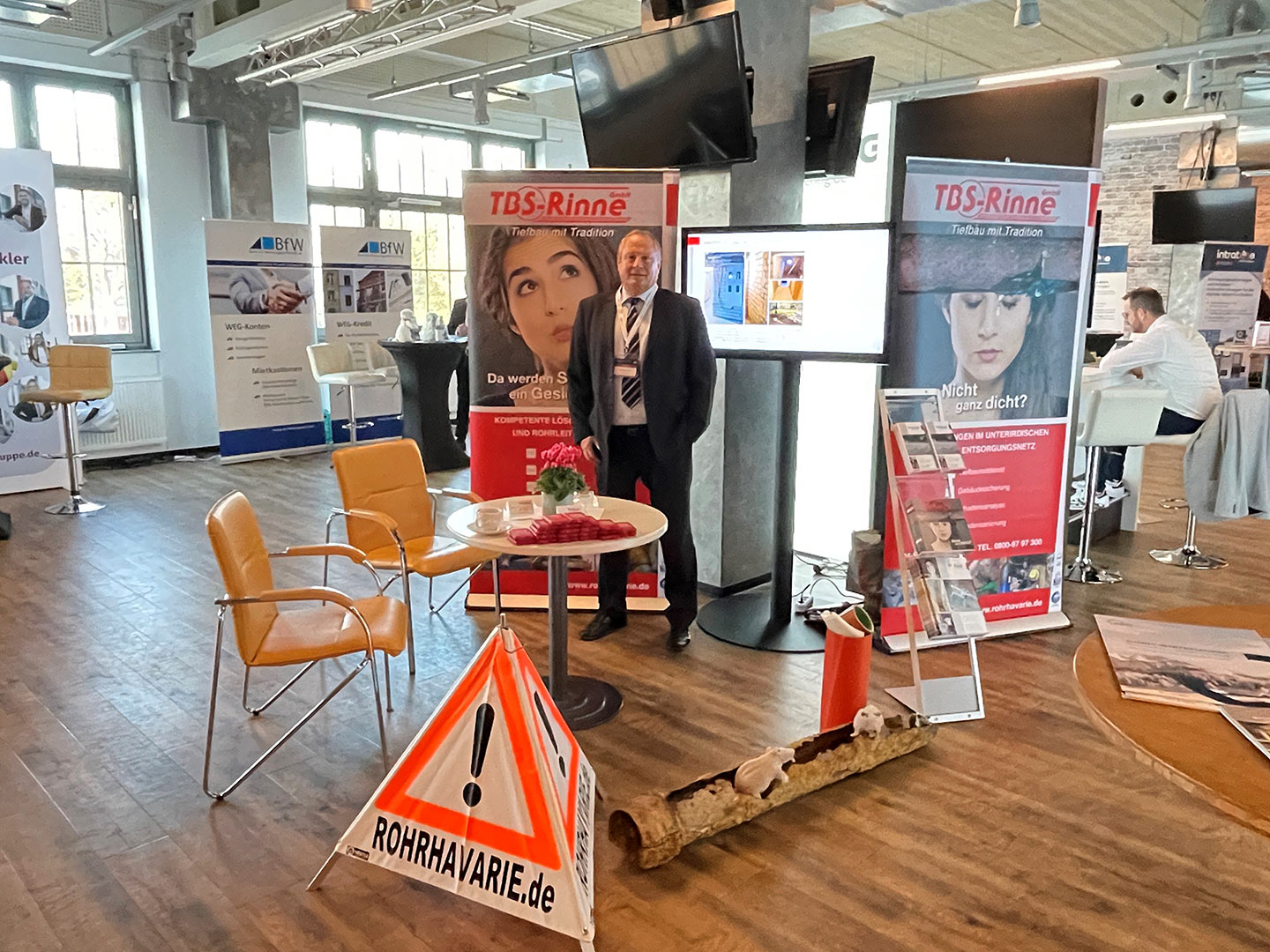 Messestand der TBS Rinne GmbH