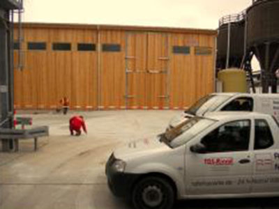 Bild 4: Salzlagerhalle: Ausführung Holz-Beton