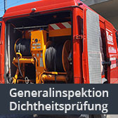 Generalinspektionen und Dichtheitsprüfung