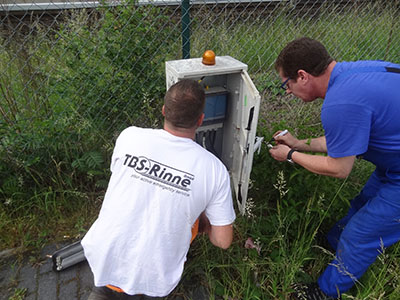 Bild 1: Havarieeinsatz, defekte Schmutzwasserpumpenanlage