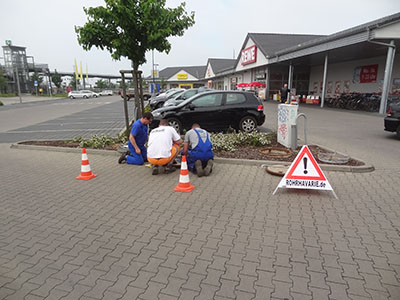 Bild 3: Verstopfungsbeseitigung an defekter Kreiselpumpe